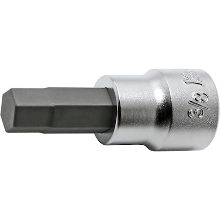Ko-Ken 3/8 Sq. Dr. Bit Socket 7/16 Hex Length 50mm 3010A.50-7/16